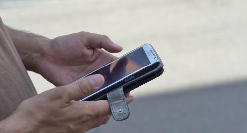 Smartphone en main Smartphone en main